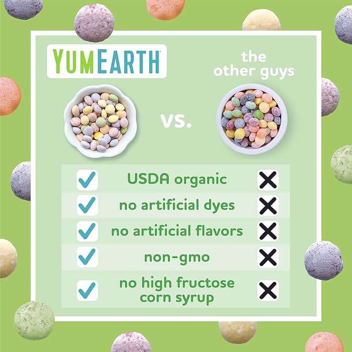 YumEarth Organic Sour Giggles Chewy Candy - Allergy Friendly (Top 9 Free), No Artificial Dyes, Non GMO, Gluten Free, Vegan - Individually Wrapped Sour Snack Packs - 0.5 Ounce (Pack of 10) - Image 5