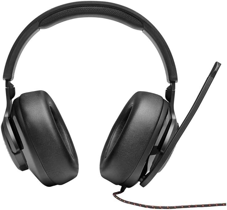 JBL Quantum 300 - Wired Over-Ear Gaming Headphones with JBL Quantum Engine Software - Black, Large - Image 2