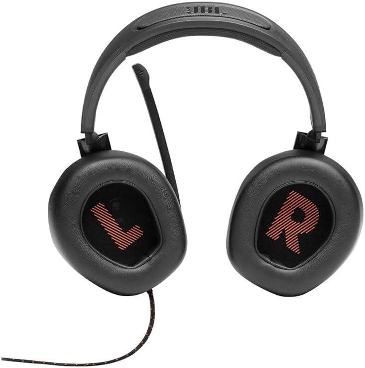 JBL Quantum 300 - Wired Over-Ear Gaming Headphones with JBL Quantum Engine Software - Black, Large - Image 5