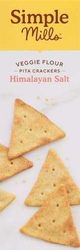 Simple Mills Veggie Pita Crackers, Himalayan Salt - Gluten Free, Vegan, Healthy Snacks, Paleo Friendly, 4.25 Ounce (Pack of 1) - Image 11