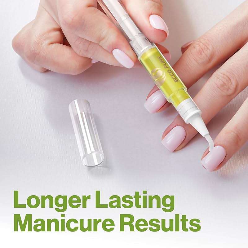 Cuticle Oil Pen with Vitamin E – Nail & Cuticle Moisturizing Oil – Mess-Free Brush Pen for Dry Cuticles & Nails – Manicure & Pedicure Nail Care - Image 2