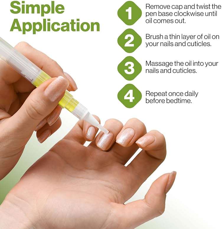 Cuticle Oil Pen with Vitamin E – Nail & Cuticle Moisturizing Oil – Mess-Free Brush Pen for Dry Cuticles & Nails – Manicure & Pedicure Nail Care - Image 7