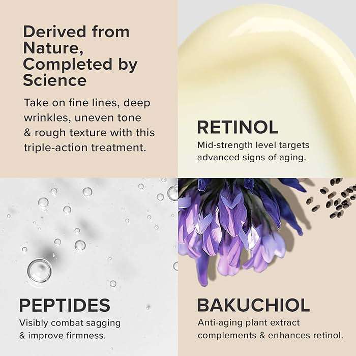 Paula's Choice CLINICAL 0.3% Retinol + 2% Bakuchiol Face Serum Treatment, Anti-Aging Serum for Face with Ceramides, Hylauronic Acid, Vitamin C & E, Deep Wrinkles & Fine Lines, Fragrance-Free, 1 oz - Image 3