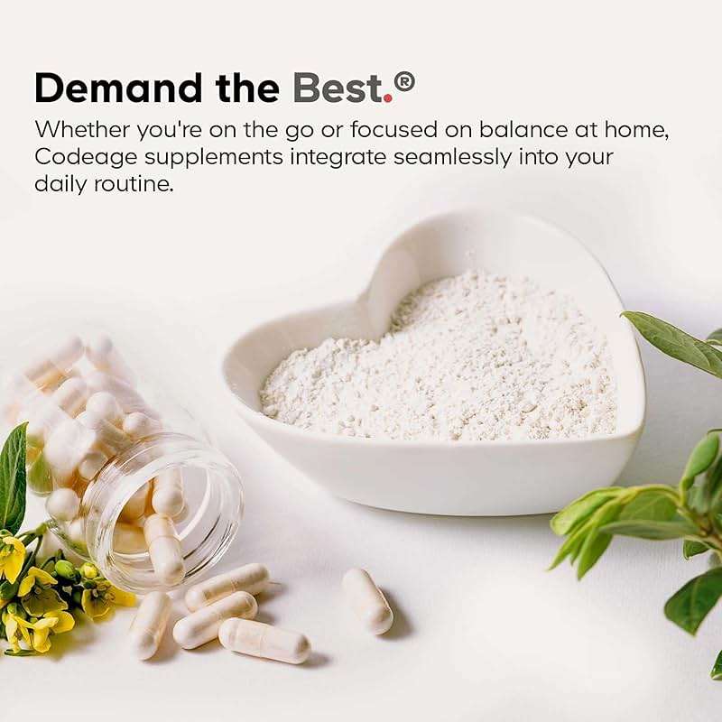 Codeage Hair Vitamins 10000 mcg Biotin, Keratin, Collagen, Vitamin A, B12, C, D3, E, Zinc, Turmeric, Probiotics, Enzymes, Inositol - Hair Care Support - Healthy Hair Supplement Pills - 120 Capsules - Image 7