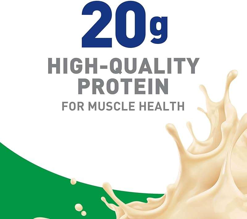 BOOST High Protein with Fiber Ready to Drink Complete Nutritional Drink, Very Vanilla, 8 fl oz Bottle, 24 Pack - Image 5