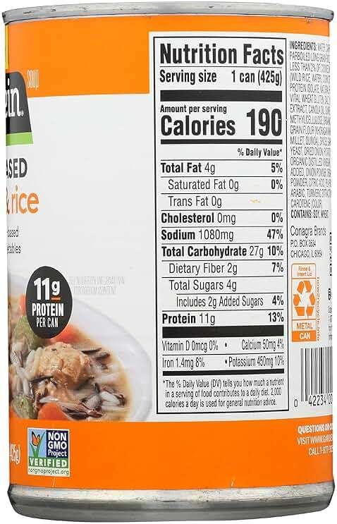 Gardein Plant-Based Chick'n & Rice Soup, Vegan, 15 oz. - Image 11
