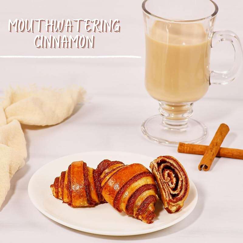 Cinnamon Rolls | Cinnamon Buns | Breakfast Pastry | Rugelach Pastries Cinnamon Croissants | No Coloring Added | Dairy & Nut Free | 13 oz Stern’s Bakery - Image 5