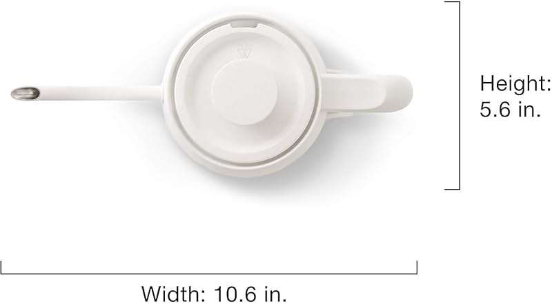 BALMUDA The Kettle | Electric Gooseneck Kettle | Lightweight | Stainless Steel | 0.6L (20fl oz) Capacity | Neon Light Indicator | Perfect for Tea and Coffee | US Version | White - Image 9