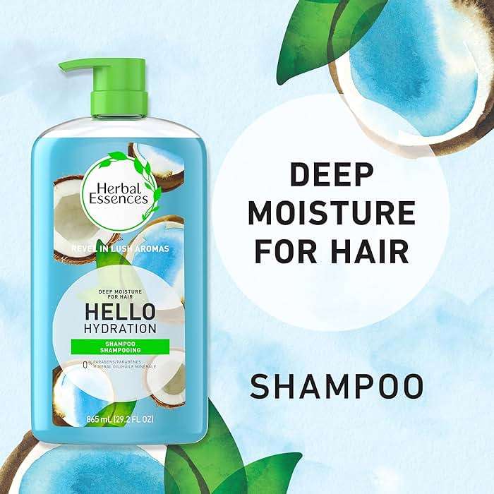 Herbal Essences Hello hydration shampoo shampooing for hair 29.2 FL OZ - Image 4
