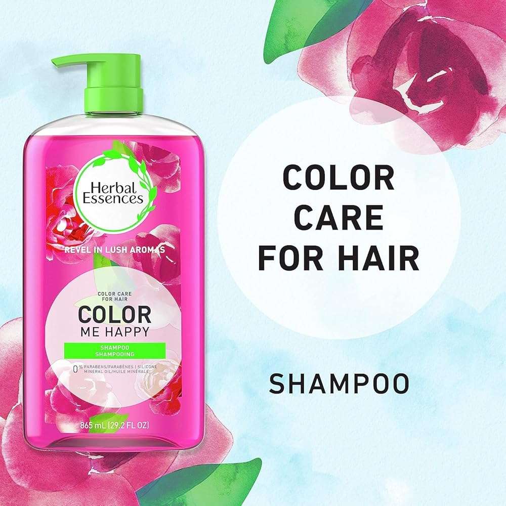 Herbal Essences Shampoo for Colored Hair, Paraben-Free, Color Me Happy, 29.2 fl oz - Image 3