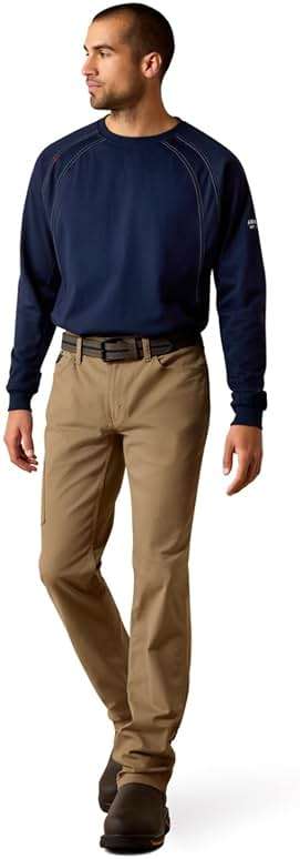 ARIAT Rebar M4 Low Rise DuraStretch Made Tough Stackable Straight Leg Pants - Image 4