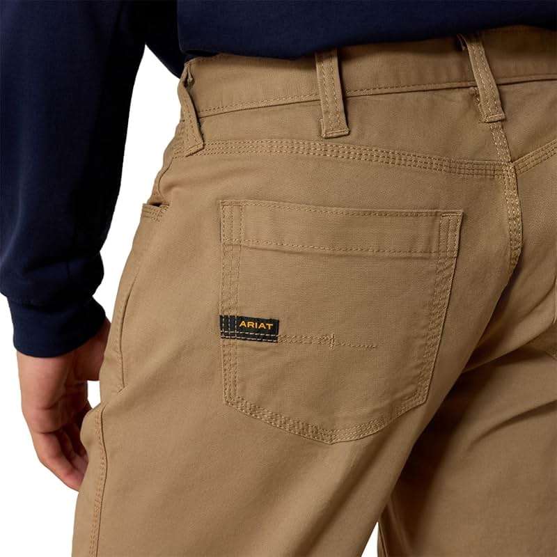ARIAT Rebar M4 Low Rise DuraStretch Made Tough Stackable Straight Leg Pants - Image 6