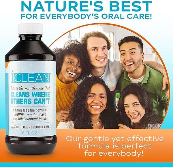 iCLEAN Mouthwash - Fluoride & Alcohol-Free Rinse | Harness The Power of Iodine | Molecular Iodine Mouth Rinse for Clean Oral Care | Gargle for Bad Breath & Oral Wellness | Cleans Where Others Can't - Image 2