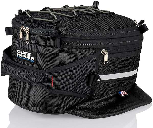 Chase Harper USA 650X Magnetic Tank Bag - Water-Resistant, Tear-Resistant, Industrial Grade Ballistic Nylon with Anti-Scratch Rubberized Bottom, Strong Neodymium Magnets - Expandable Design - Image 1