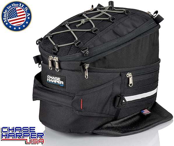 Chase Harper USA 650X Magnetic Tank Bag - Water-Resistant, Tear-Resistant, Industrial Grade Ballistic Nylon with Anti-Scratch Rubberized Bottom, Strong Neodymium Magnets - Expandable Design - Image 3