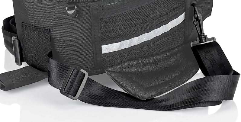 Chase Harper USA 650X Magnetic Tank Bag - Water-Resistant, Tear-Resistant, Industrial Grade Ballistic Nylon with Anti-Scratch Rubberized Bottom, Strong Neodymium Magnets - Expandable Design - Image 8