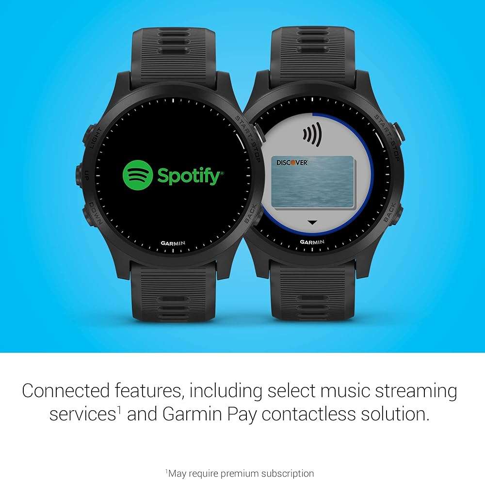 Garmin Forerunner 945, Premium GPS Running/Triathlon Smartwatch with Music, Black (Renewed) - Image 6