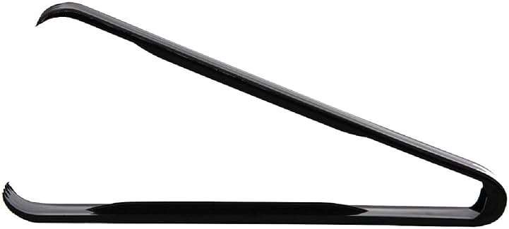 Party Essentials 6.5" Plastic Serving Tongs, 8-Count, Black - Image 6