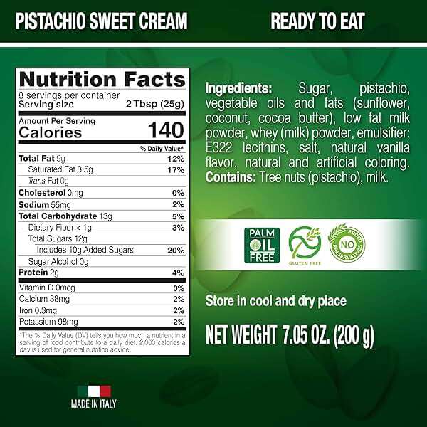 SICANIA - Premium Pistachio Cream, 7.05 oz (200g) - Authentic Italian, Gluten-Free, Non-GMO - Gourmet Spread for Desserts, Pastries, Dubai Pistachio Chocolate Bar & More - Image 2
