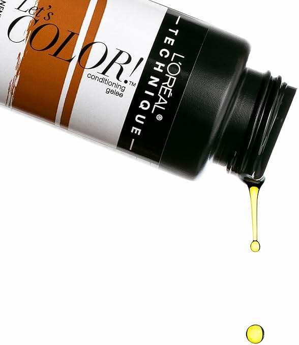 L'Oréal Technique Let's Color! Conditioning Gelee Permanent Hair Color - High Impact Multi-Dimensional Liquid Haircolor, Conditioning Formula, Smooth Application - Image 4
