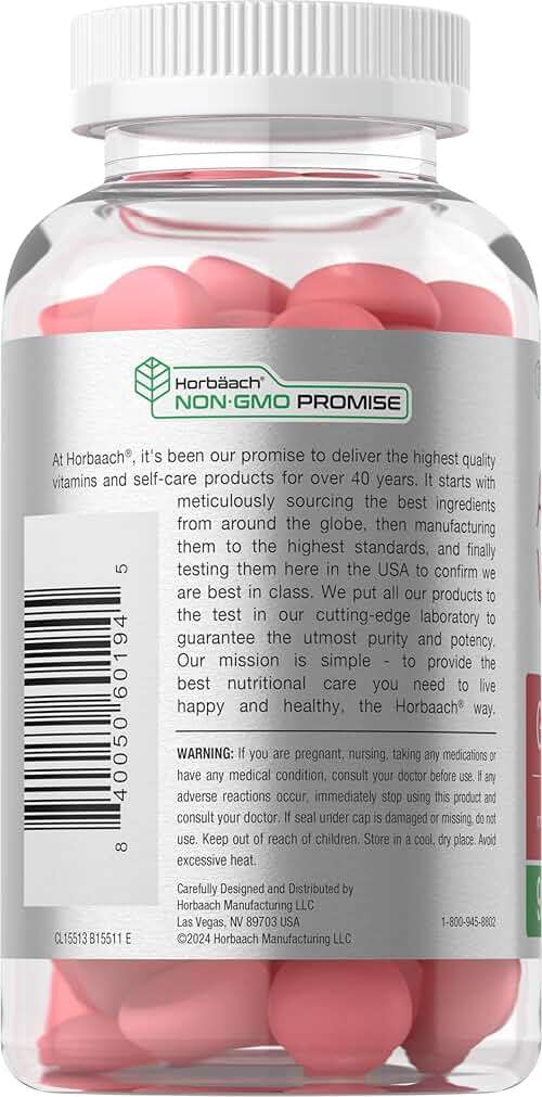 Horbäach Apple Cider Vinegar Gummies | 90 Count | Apple Flavor ACV Dietary Supplement for Adults | Vegan, Non-GMO & Gluten Free - Image 3