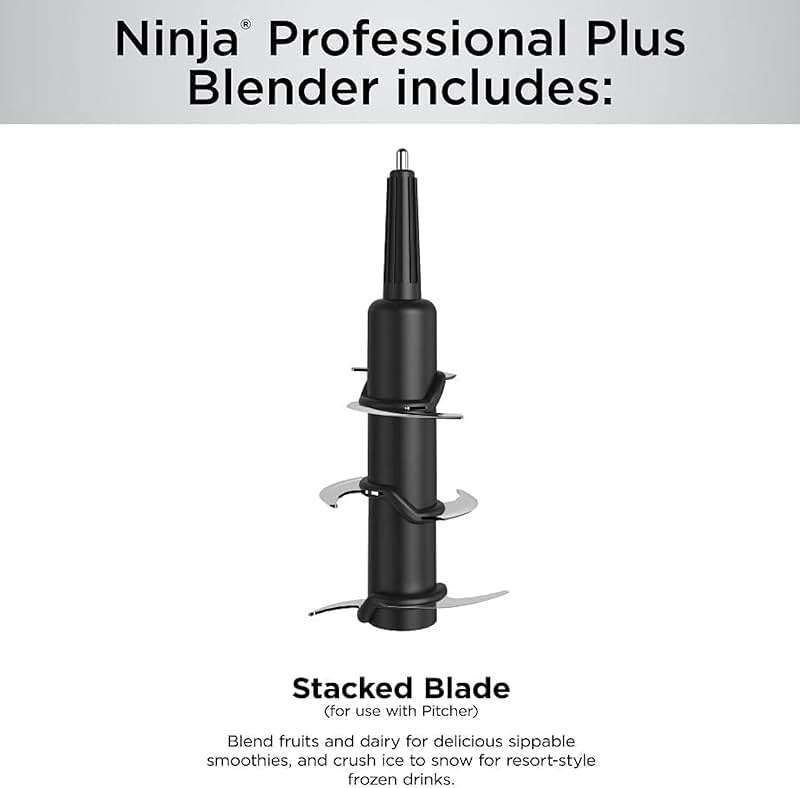 Ninja Professional Plus Blender with Auto-iQ | Smoothie and Ice Cream Maker, Frozen Drink Mixer, Margarita Machine | 3 Auto-iQ Presets, 1400W, 72-oz. Total Crushing Pitcher | Dark Grey | BN701 - Image 9