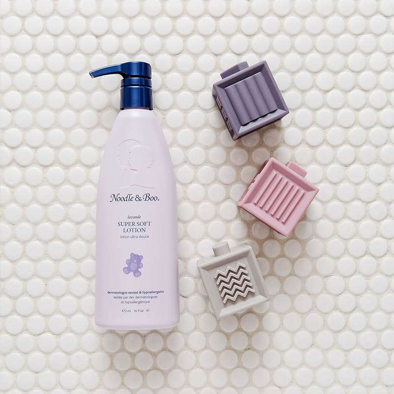 Noodle & Boo Lavender Super Soft Moisturizing Lotion for Daily Newborn and Baby Care - Image 3