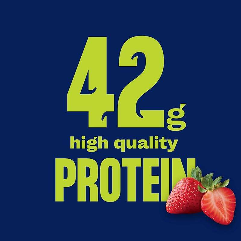 Core Power Fairlife Elite 42g High Protein Milk Shake Bottle , Ready To Drink for Workout Recovery, Strawberry, 14 Fl Oz, Liquid, kosher (Pack of 12) - Image 7