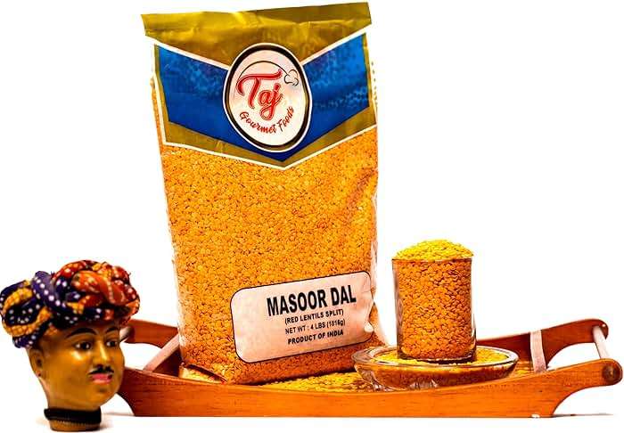 TAJ Premium Indian Masoor Dal, Red Lentils (2-Pounds) - Image 2