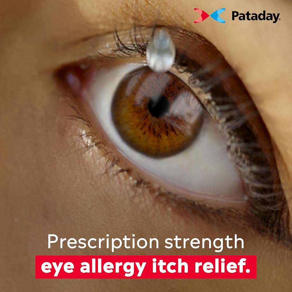 Pataday Once Daily Allergy Itch Relief Eye Drops, 2.5 ml, Olopatadine 0.2% Antihistamine Drops for Itchy Eyes, Targets Pollen, Ragweed, Grass & Pet Dander, Up to 16-Hour Relief - Image 3
