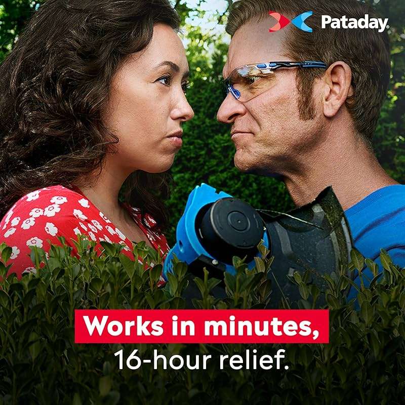 Pataday Once Daily Allergy Itch Relief Eye Drops, 2.5 ml, Olopatadine 0.2% Antihistamine Drops for Itchy Eyes, Targets Pollen, Ragweed, Grass & Pet Dander, Up to 16-Hour Relief - Image 4