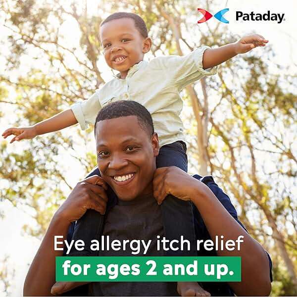 Pataday Twice Daily Allergy Itch Relief Eye Drops, 5 ml, Olopatadine 0.1% Antihistamine Drops for Itchy Eyes & Redness Relief, Targets Pollen, Ragweed, Grass & Pet Dander, Up to 8-Hour Relief - Image 5