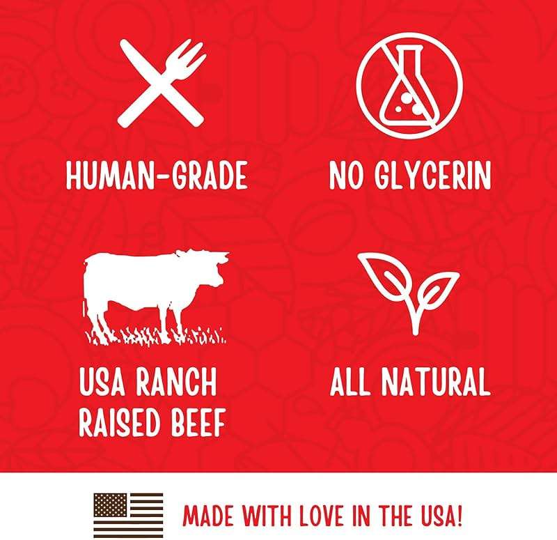 Full Moon All Natural Essentials Beef Jerky Tenders Free Range Human Grade 24 oz - Image 5
