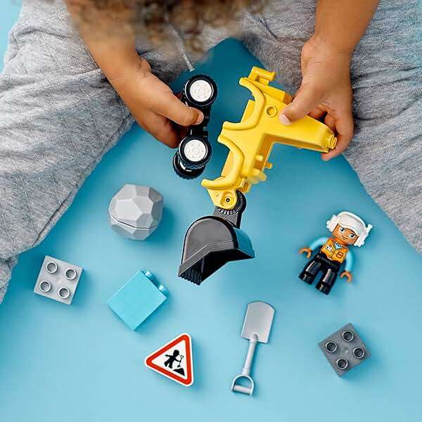 LEGO DUPLO Town Bulldozer Construction Vehicle 10930 Toy Set, Early Development and Activity Toys, Gift for Grandchildren, Toddlers, Boys & Girls Ages 2 Years Old and Up - Image 3