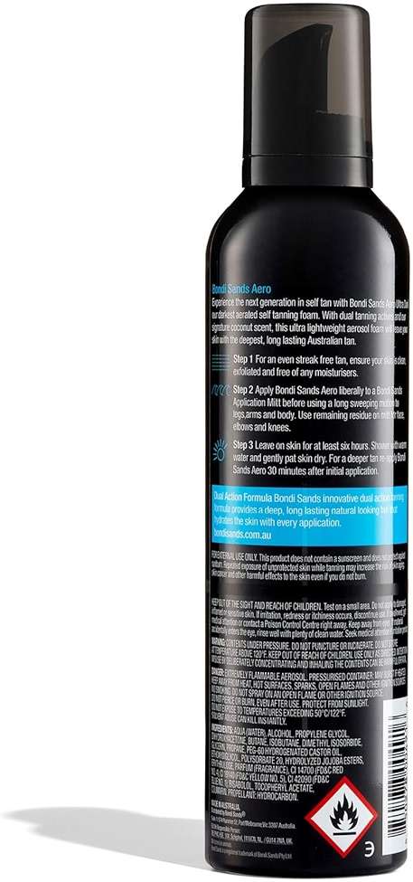 Bondi Sands Aero Self Tanning Foam | Lightweight + Fast-Drying Aerosol Formula Gives Skin a Hydrated, Long-Lasting Bronzed Glow | 7.61 Oz/225 mL - Image 2
