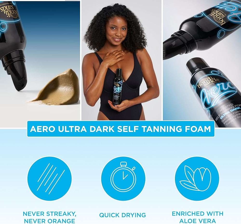 Bondi Sands Aero Self Tanning Foam | Lightweight + Fast-Drying Aerosol Formula Gives Skin a Hydrated, Long-Lasting Bronzed Glow | 7.61 Oz/225 mL - Image 5