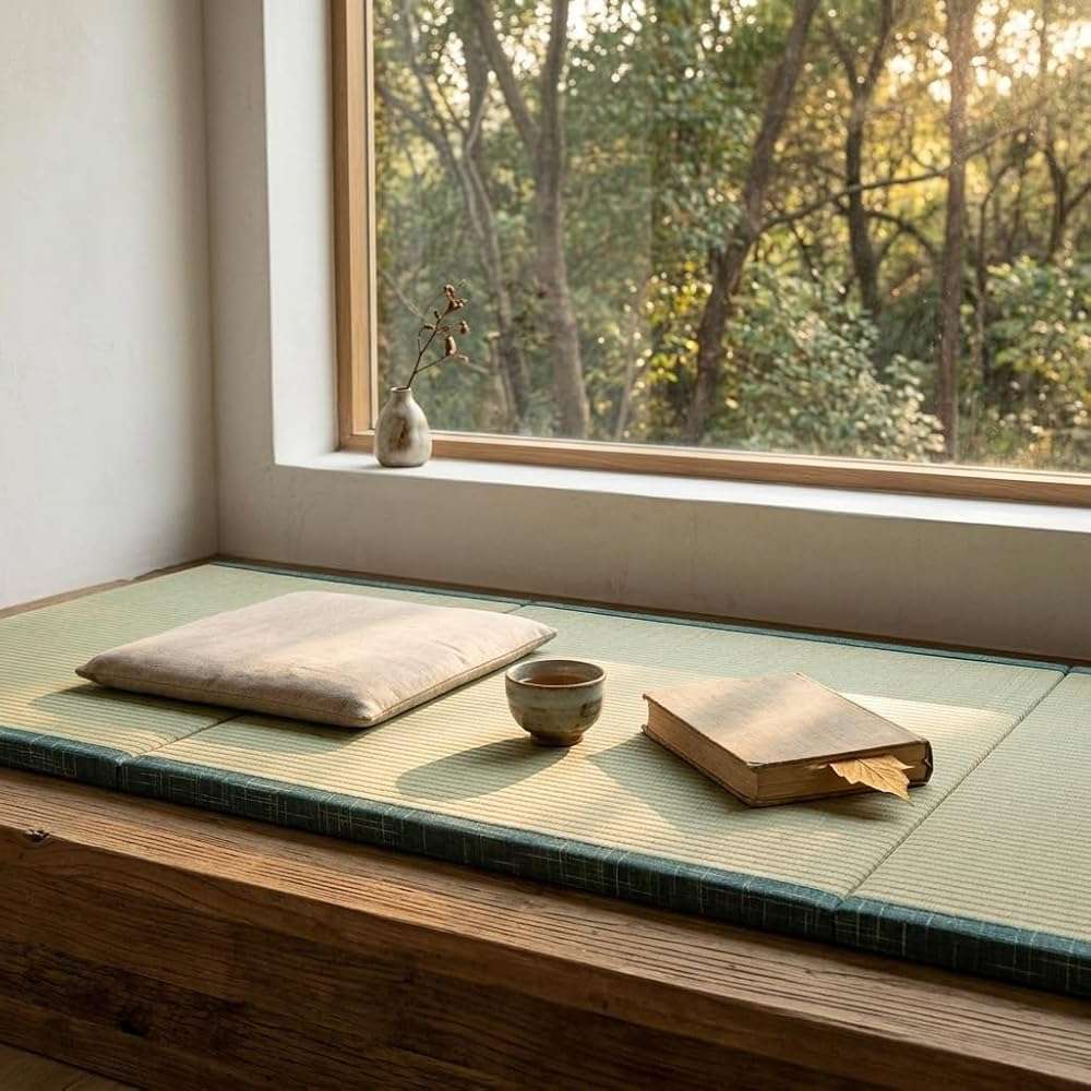 MustMat Tatami Futon Mattress Foldable Tatami Mat Twin Japanese Floor Mattress Rush Grass Floor Bed 35.4"x78.7"x1.2"(1 piece) - Image 5