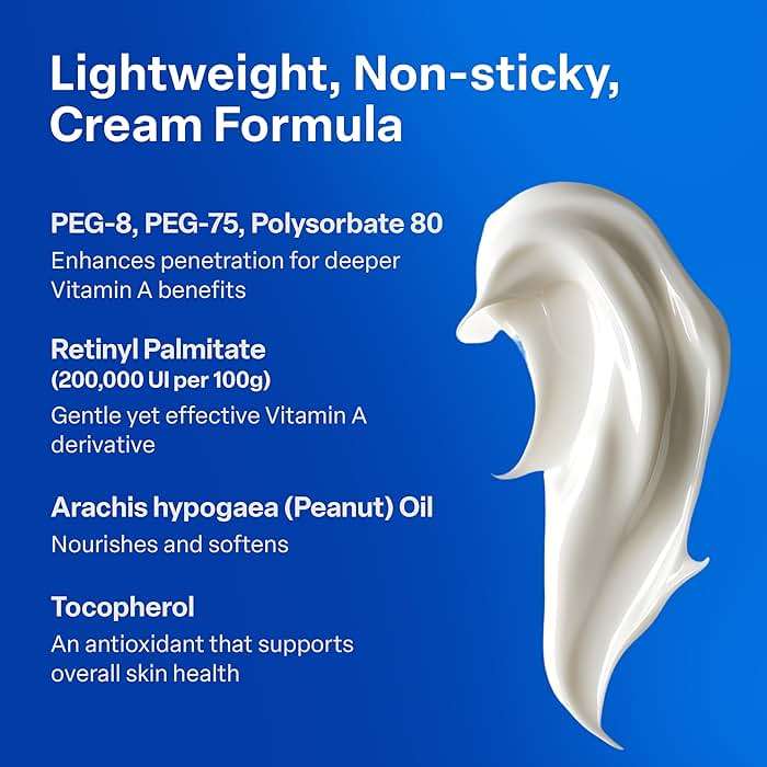 A313 Vitamin A Pommade (Ointment) 200,000 IU – French Dermatological Night Treatment – Rich Occlusive Formula, 50g - Image 4