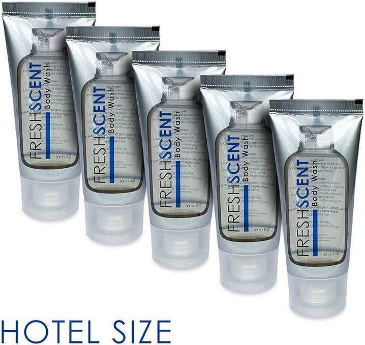 Freshscent Body Wash 1oz (100 Pack) Hotel Travel Size, Bulk Amenities and Toiletries for Hospitality - Image 2