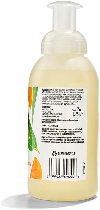 365 by Whole Foods Market, Foaming Hand Soap, Satsuma & Eucalyptus, 12 Fl Oz - Image 2
