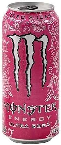 Monster Energy Drink Ultra Rosa 16 Oz Can (Pack of 12) - Image 2
