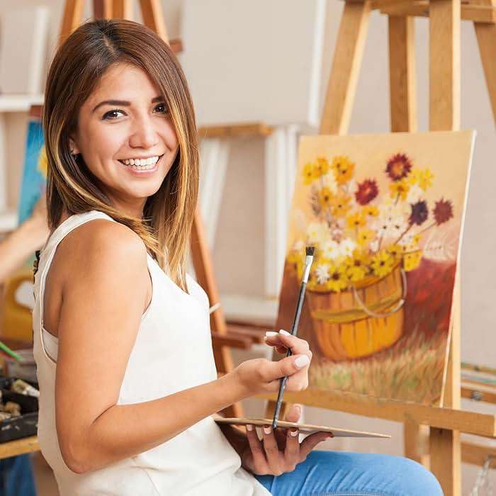 24-Pack Premium Canvas Boards for Painting, 100% Cotton Triple Primed Canvases, 6 Each 5" x 7", 8" x 10", 9" x 12" & 11" x 14", Acrylic Pouring, Oil, Watercolor & Mixed Media for Artists & Beginners - Image 7
