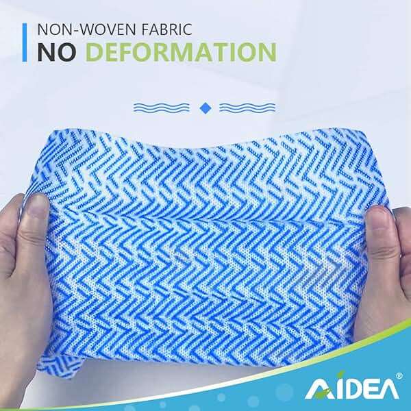 AIDEA Cleaning Wipes, Multi-Purpose Towel Reusable Cleaning Cloths-80Ct(1 Pack), Domestic Wipes, Dish Cloths-(12''x24'') - Image 7