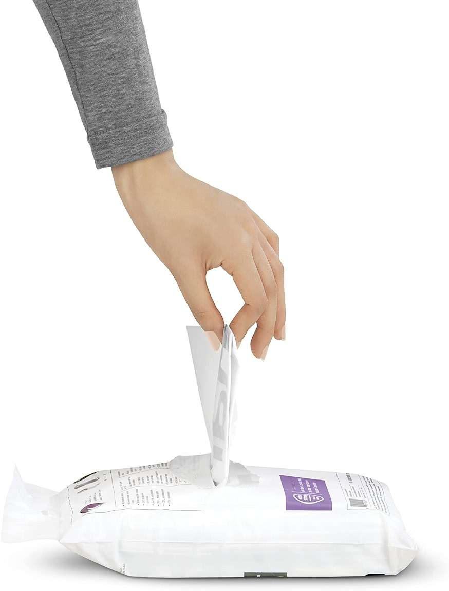 simplehuman Code D 100 Count Custom Fit Liners, Drawstring Kitchen Trash Bags, One-by-One Mess-Free Dispense, Extra Thick & Double Seamed, 50% PCR Plastic, 20 Liter / 5.3 Gallon, White - Image 3