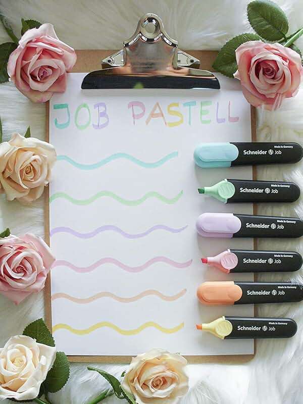 Schneider Highlighter Textmarker Job pastell Case 6 Stück 50-115097 1 pc(s) - Image 2