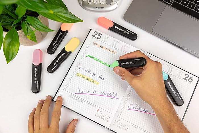 Schneider Highlighter Textmarker Job pastell Case 6 Stück 50-115097 1 pc(s) - Image 7