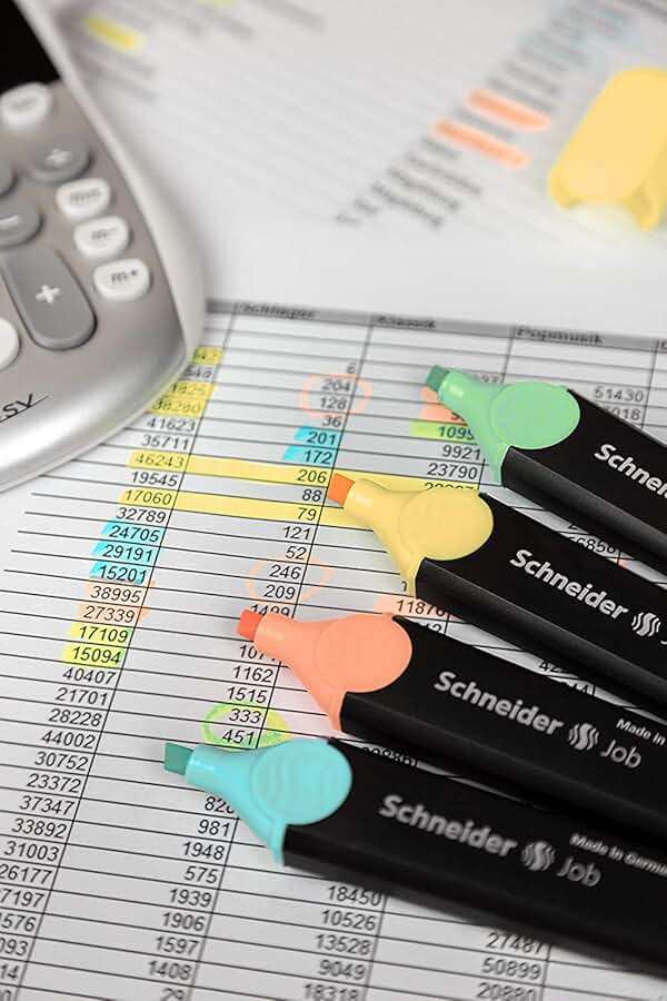 Schneider Highlighter Textmarker Job pastell Case 6 Stück 50-115097 1 pc(s) - Image 8