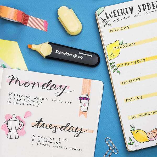 Schneider Highlighter Textmarker Job pastell Case 6 Stück 50-115097 1 pc(s) - Image 9