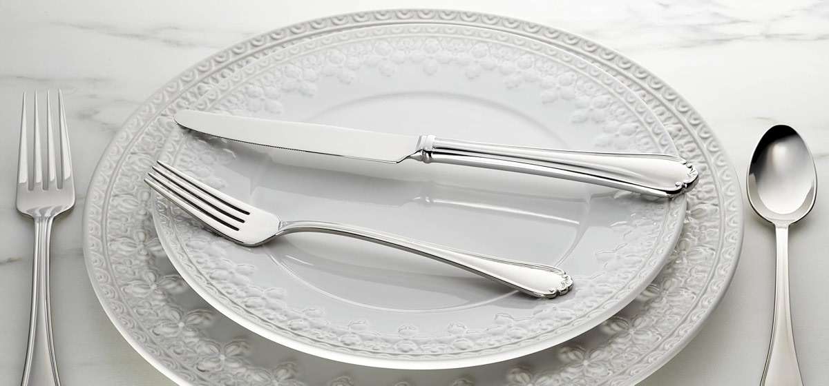 Lenox Silverware Set, Chelse Muse 65-Piece Flatware Set, Service For 12, 18/10 Stainless Steel, Dishwasher Safe, Knives Spoons And Forks Sets, Home And Kitchen Utensils (Silver, 65 Pieces) - Image 2