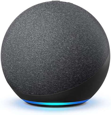 Echo (4th generation) International Version | With premium sound, smart home hub and Alexa | Charcoal - Image 1